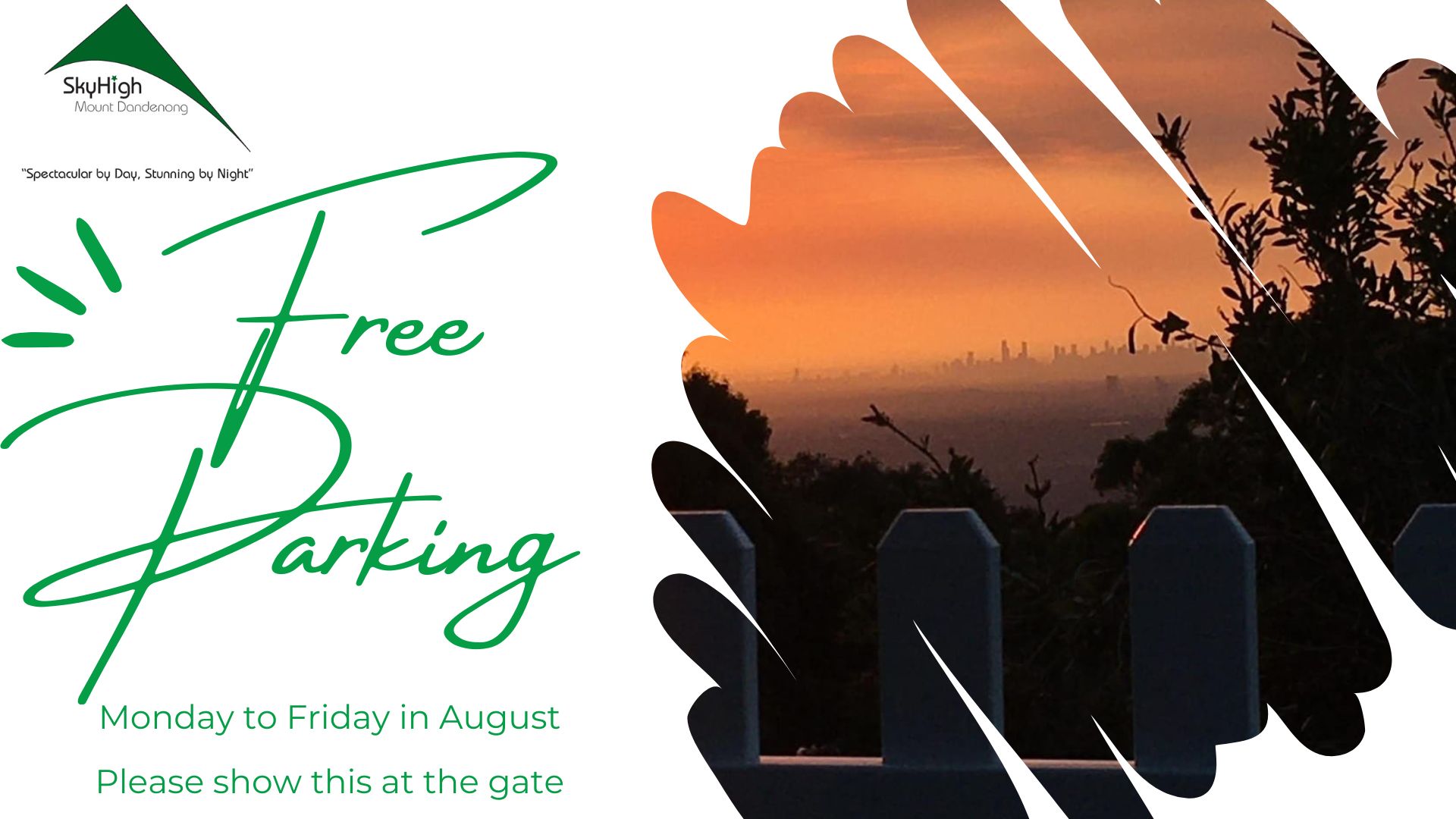 Free Parking Free-Entry-August