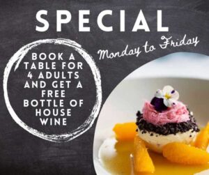 Book a table for 4 adults - 1